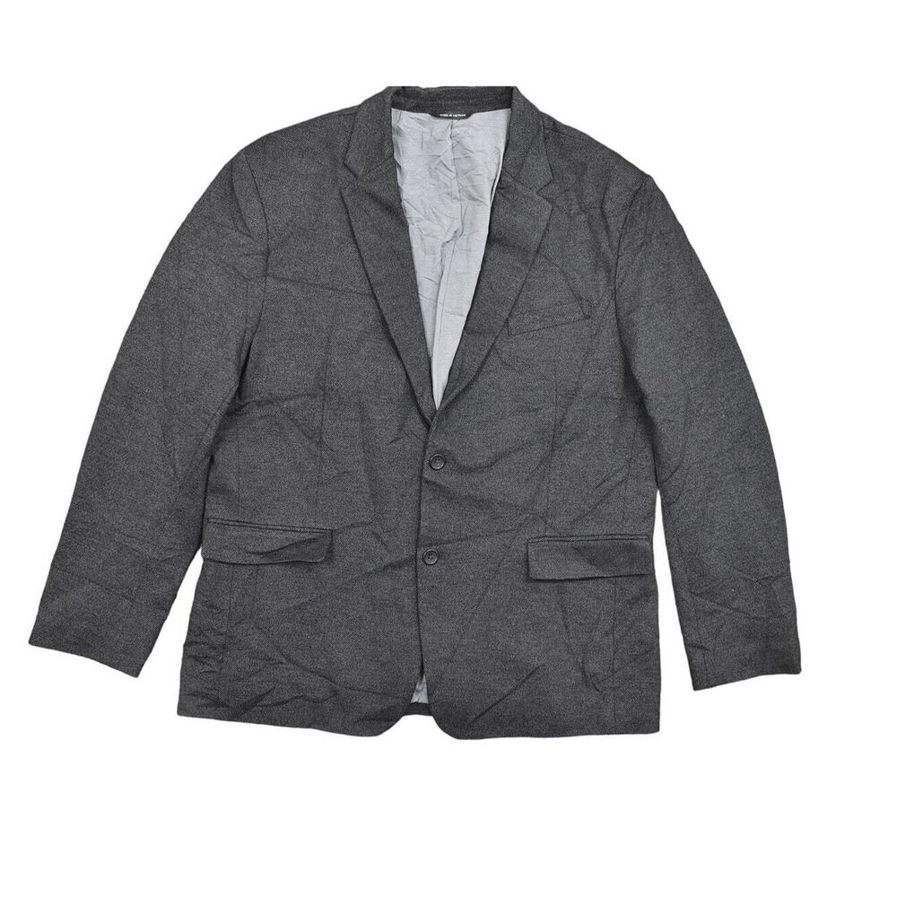 Banana Republic Gray Suit 46R Rayon 2 Piece Sport Coat Standard Fit